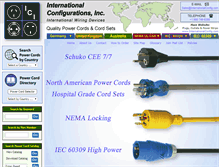 Tablet Screenshot of internationalconfigurations.com